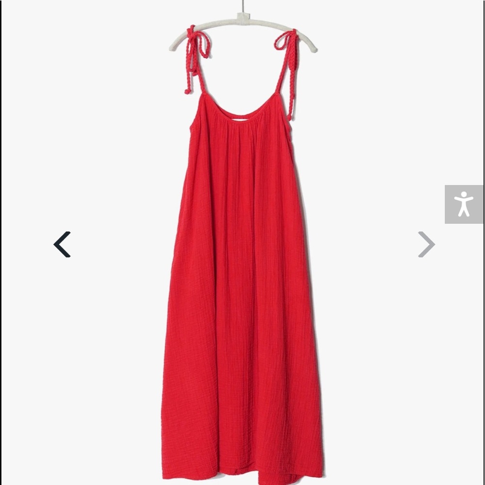 Xirena Joli apple red rope dress small nwt